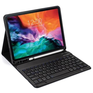 Bao da case ốp silicone kèm bàn phím bluetooth cho ipad 10.2, 10.5, 10.9, pro 11 inch