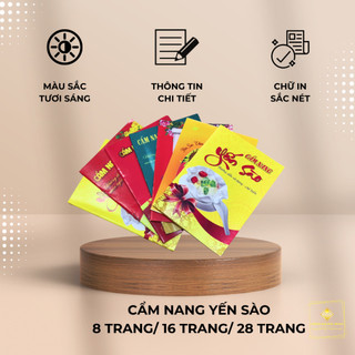 Cẩm nang yến sào - 8 trang/ 16 trang/ 28 trang - màu sắc tươi sáng