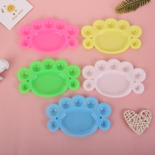 Khay pha màu hoa đào loại 8cm - khay cua 16cm*10cm