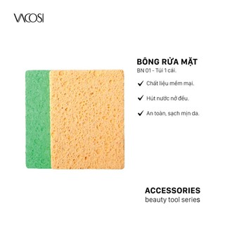 Bông Bọt Biển Rửa Mặt Vacosi Cleansing Sponge