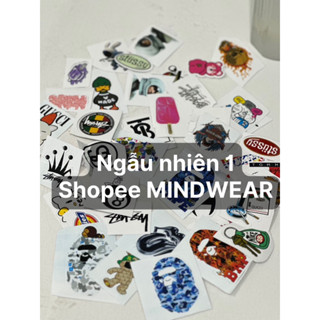 Hình Dán Sticker Nhiều Mẫu Trend Dán Xe , Điện Thoại Chất Liệu Decal Chống Nước