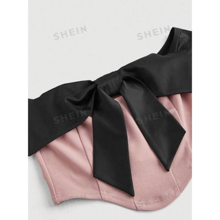 [SẴN SZ S] Áo Trễ Vai Phối Nơ