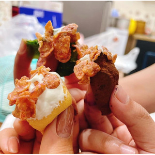 Mochi chấm kem sữa chua phô mai