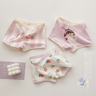 Set 3 quần chip cotton đùi cotton cho bé gái hình đáng yêu chip đùi/ chip chéo