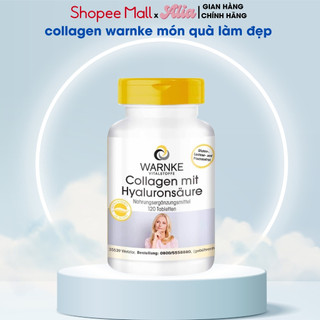 Viên uống bổ sung Collagen Warnke Mit Hyaluronsaure 120 Viên Đức giúp đẹp da, mịn màng | ALIA