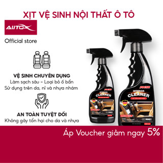 Chai xịt vệ sinh nội thất xe ô tô FOCAR công nghệ Đức chuyên dụng ghế da nhựa nhám làm sạch vết ố bẩn nấm mốc