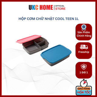 Hộp cơm chữ nhật Cool Teen 1L - Tupperware. Sản phẩm chính hãng