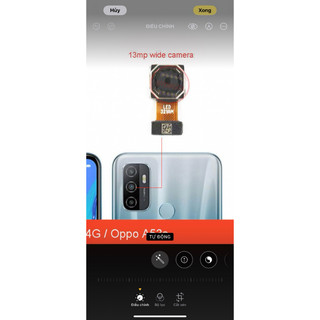 camera sau oppo a53