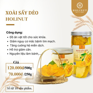 Xoài sấy dẻo Holinut 500g