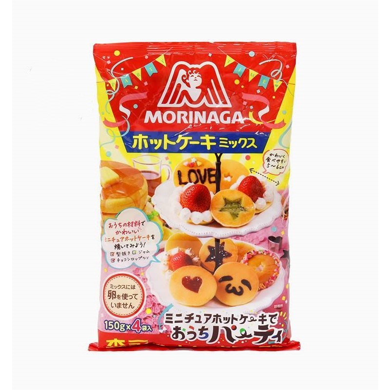 Bột Làm Bánh Hotcake Morinaga 600g (150g x 4túi)- Nhật