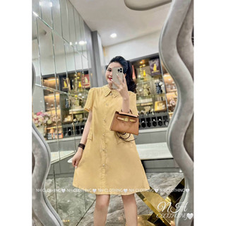 Váy cổ đức đính đá sm