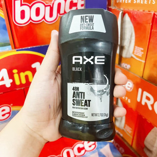 Lăn khử mùi sáp axe black 76g- mẫu mới