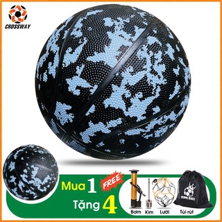 Quả Bóng Rổ Chính Hãng Trẻ Em Người Lớn Size Số 5 6 7 Banh Bóng Rổ Cao Su Da Cao Cấp Giá Rẻ Thi Đấu CROSSWAY STORE