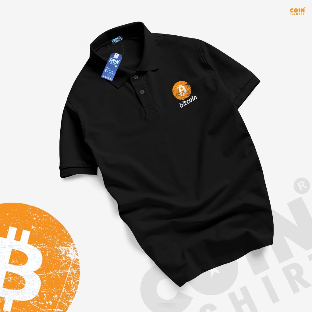 Áo Polo cao cấp Bitcoin , Binance, Cointshirt, Ethereum