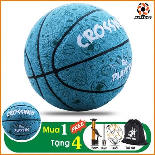 Bóng Rổ Crossway Chính Hãng Số 5 6 7 Đủ Size Trẻ Em Người Lớn Thi Đấu Outdoor & Indoor