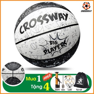 Bóng Rổ CROSSWAY Da PU Số 7 Chính Hãng Tiêu Chuẩn Thi Đấu Phù Hợp Sân Bóng Rổ Outdoor Và Indoor