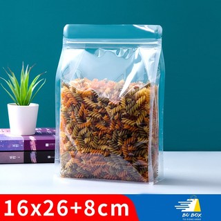 Túi zip đáy đứng 2 mặt trong. Túi zip trong đựng thực phẩm cao cấp