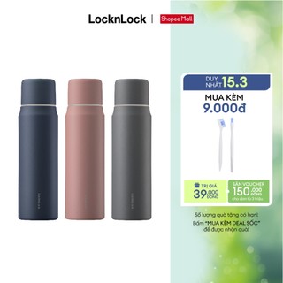 Bình giữ nhiệt Lock&Lock Maman cup vacuum 505ml LHC1487 (Hồng, Xám, Xanh)