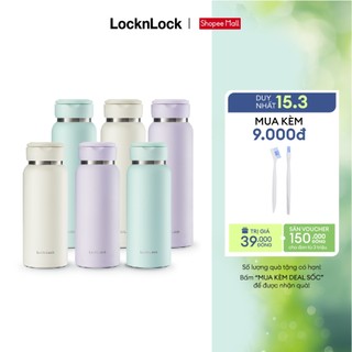Bình giữ nhiệt Lock&Lock Sling Ring Tumbler 650ml - 800ml - Màu mint, tím nhạt, ngà LHC4321-22