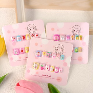 Móng Tay Giả Cho Bé Sally Nails, Móng Giả Cho Bé Gái Xinh Xắn Kèm Đầy Đủ Miếng Keo Dán