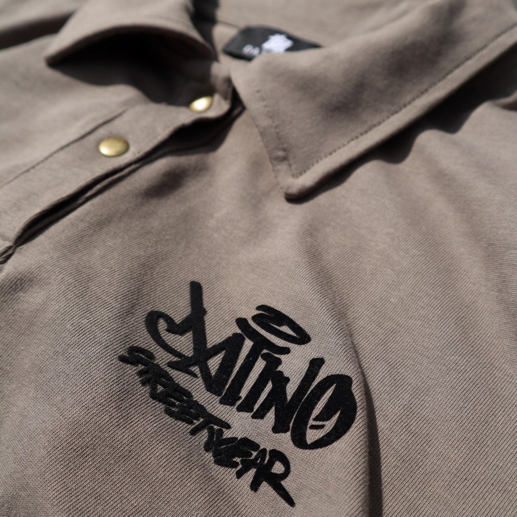 Áo thun polo oversize DATINO Signature phông rộng Streetwear tay lỡ 100% cotton 2 chiều định lượng 280gsm