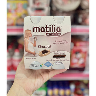 LỐC 6 CHAI SỮA BẦU MATILIA PHÁP 200ML