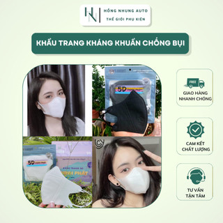 Khẩu trang 5D Thịnh Phát kháng khuẩn, chống bụi, chống tia UV - hàng chính hãng 3 lớp dày dặn