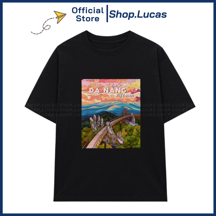 Áo Thun Du Lịch Đà Nẵng Việt Nam Unisex Nam Nữ Cotton Mát Shop.Lucas