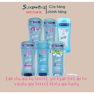 Lăn Khử Mùi Secret Clear Gel Mỹ - 73g