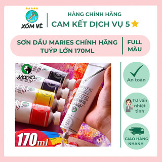 [XÓM VẼ] Màu sơn dầu, màu vẽ sơn dầu Maries tuýp lớn 170ml.