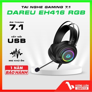 Tai Nghe Gaming Chụp Tai DareU EH416 RGB- Hàng Chính Hãng