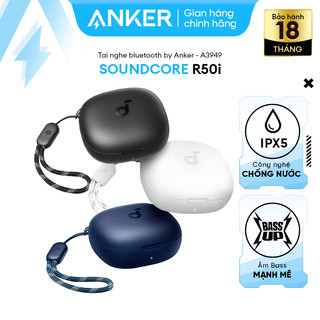 Tai nghe bluetooth không dây ANKER R50i True Wireless Earbuds Earphone có App | Chống nước IPX5 | Bluetooth 5.3 - A3949