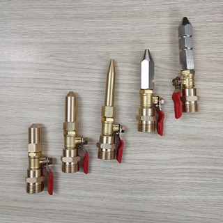 Đầu béc rửa máy lạnh điều hoà chân 22mm THẲNG KHÔNG CHỈNH tia các loại -Chất liệu đồng thau -Chuyên rửa máy lạnh, rửa xe