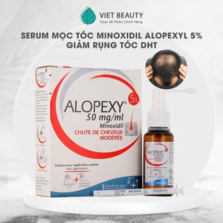 Tinh chất mọc tóc Alopexyl 2%, 5% Minoxidil Pháp - Hộp 3 lọ 60ml, Date 2026