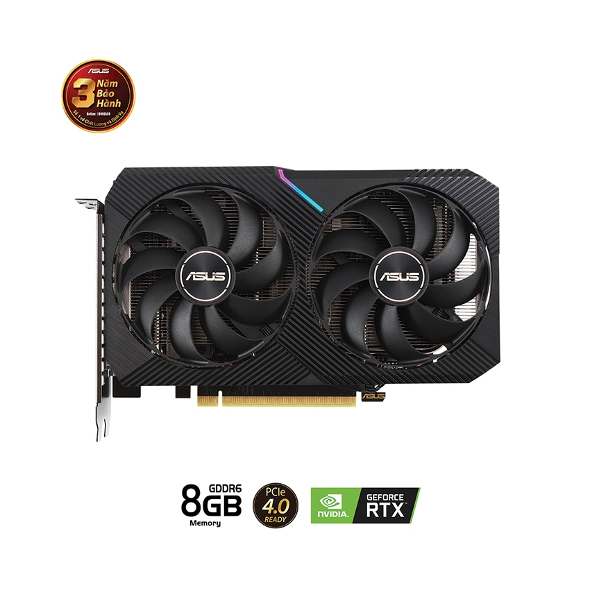 CARD MÀN HÌNH ASUS Dual GeForce RTX 3050 8GB  GDDR6 | BigBuy360 - bigbuy360.vn