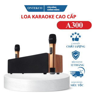 Loa karaoke gia đình ONTEKCO 1202 bass 30 công suất 400W kèm 2 tay micro kim loại, bảo hành 12 tháng