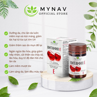Vitamin E Đỏ Nga Mirrolla 270mg Viên Uống Zentiva 400mg Chính Hãng