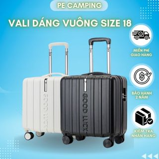 Vali du lịch size 18 khóa 3 số bảo mật Vali xách tay máy bay dung tích lớn 3 lớp bảo vệ Pecamping