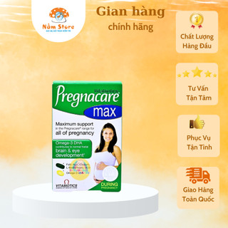 Vitamin bầu Pregnacare Max 84 viên giúp tăng cường sức khỏe cho mẹ, tăng đề kháng cho bé