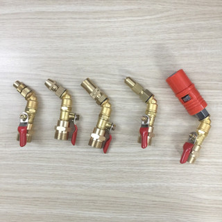 Đầu béc rửa máy lạnh điều hòa chân 22mm CONG CÓ CHỈNH tia các loại - Chuyên dùng rửa máy lạnh, tưới cây, rửa xe...