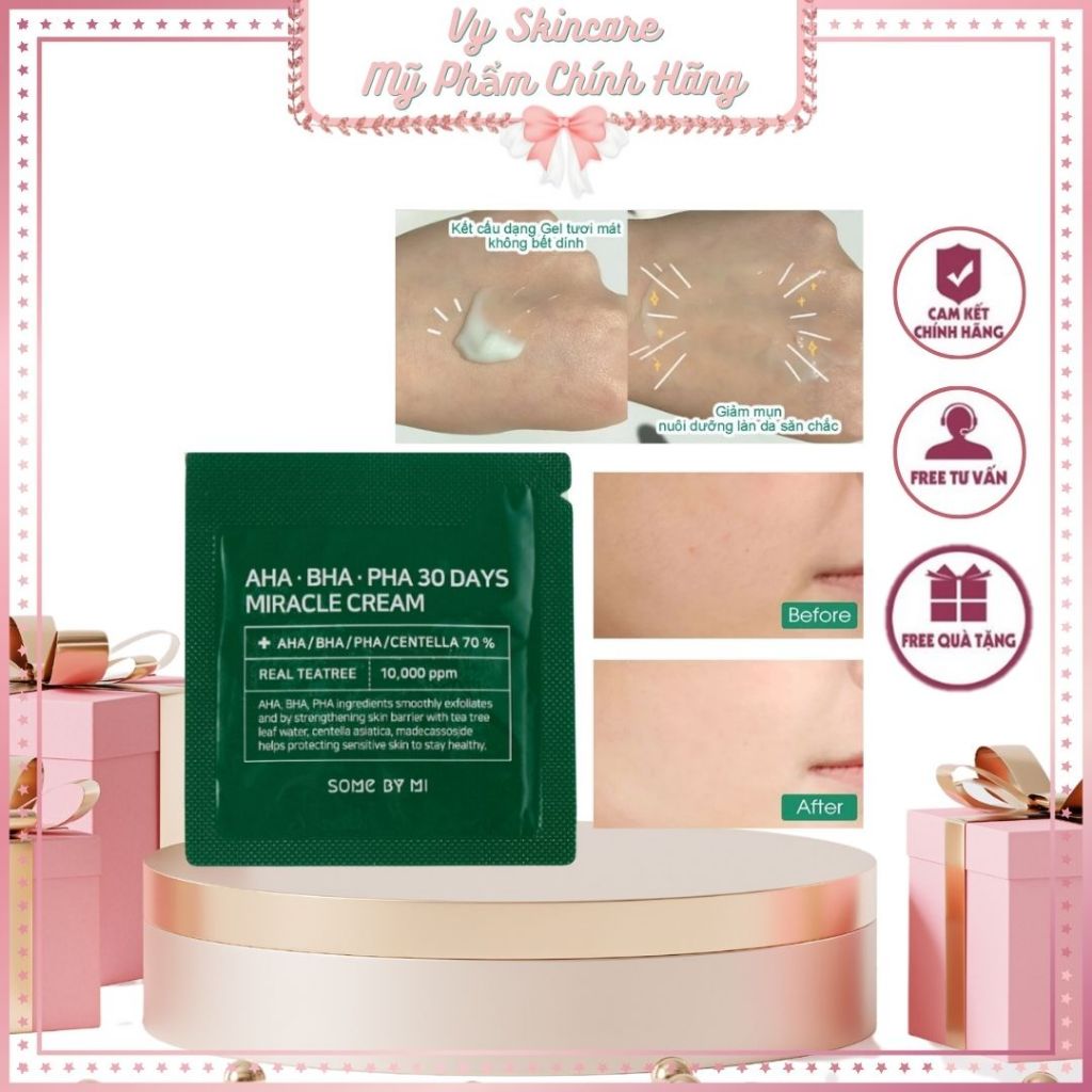 Sample Kem dưỡng Some By Mi AHA-BHA-PHA 30 Days Miracle