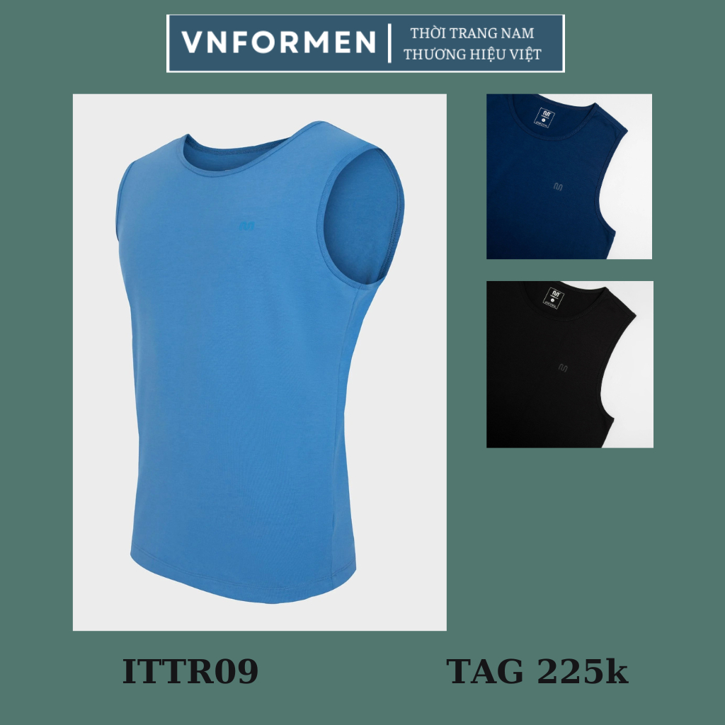 Áo Tanktop nam Insidemen mềm thấm hút tốt co giãn nhẹ ITTR09