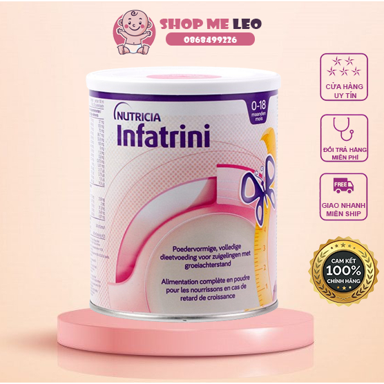 Sữa béo Infatrini hộp 400g chính hãng đủ bill