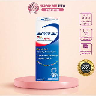 Siro ho long đờm đàm Lazolvan Mucosolvan 100ml