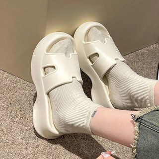 Giày Mưa - Dép Mưa Đế Su Đúc Su Mềm Đế Độn Bản Chữ H Cao 5p QCCC
