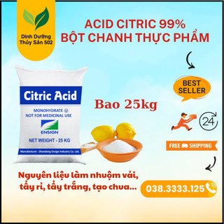 Bột chanh acid citric 25kg