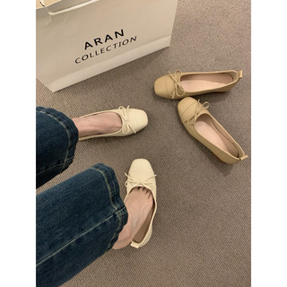  Giày Loafer Nữ Giày Lười Moca Da Mềm Cao Cấp Dáng Basic BÚP BÊ ulzzang hàn quốc style tiểu thư 6951