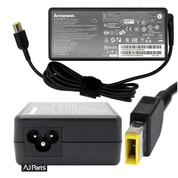 Sạc Laptop Lenovo 135w 20V-6.75A 135W USB chân vuông dùng cho Lenovo Y50-70 Y40-70 Y700 Y70 Y50 T530