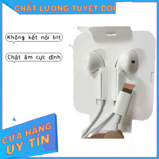 Tai nghe chân dẹt không kết nối bluetooth cắm vào dùng luôn chất âm hay bass sâu dùng cho máy từ 7-14.