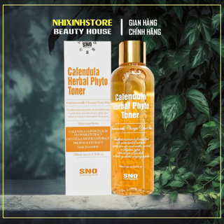 Nước Hoa Cúc Chứa Cánh Hoa Tươi SNO Calendula Herbal Phyto Toner